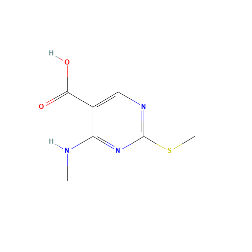 4-(methylamino)-2-methylsulfanylpyrimidine-5-carboxylic acid (CAS: 863028-98-2) - Related Chemical Product