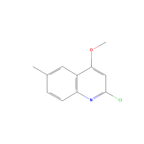 2-chloro-4-methoxy-6-methylquinoline (CAS: 123637-53-6) - Chemical Structure and Molecular Formula 
