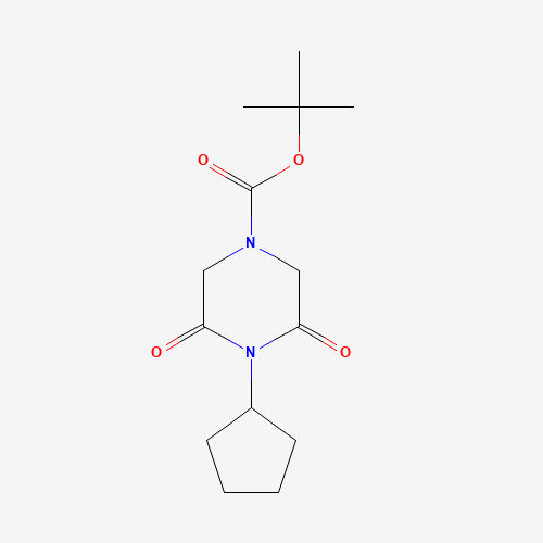 tert-butyl 4-cyclopentyl-3,5-dioxopiperazine-1-carboxylate (CAS: 1284245-30-2) - Related Chemical Product