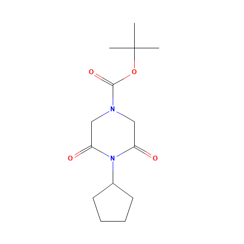 tert-butyl 4-cyclopentyl-3,5-dioxopiperazine-1-carboxylate (CAS: 1284245-30-2) - Related Chemical Product