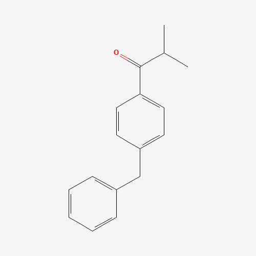 1-(4-benzylphenyl)-2-methylpropan-1-one (CAS: 80067-81-8) - Related Chemical Product