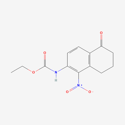 ethyl N-(1-nitro-5-oxo-7,8-dihydro-6H-naphthalen-2-yl)carbamate (CAS: 1032959-74-2) - Related Chemical Product