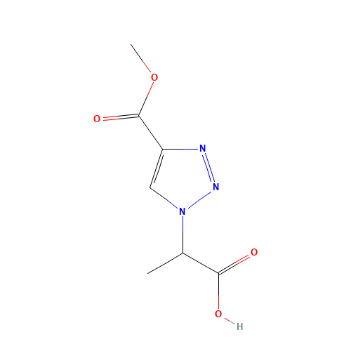 2-(4-methoxycarbonyltriazol-1-yl)propanoic acid (CAS: 467235-15-0) - Related Chemical Product