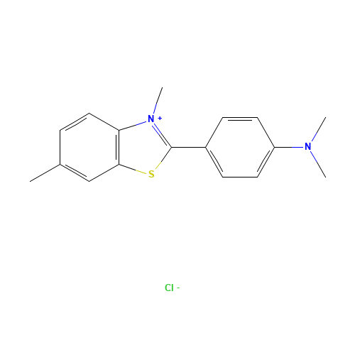 4-(3,6-dimethyl-1,3-benzothiazol-3-ium-2-yl)-N,N-dimethylaniline;chloride (CAS: 2390-54-7) - Related Chemical Product