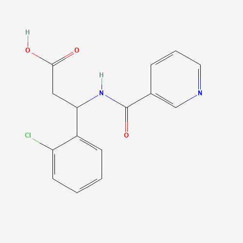 3-(2-chlorophenyl)-3-(pyridine-3-carbonylamino)propanoic acid (CAS: 1257212-50-2) - Related Chemical Product