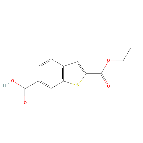 2-ethoxycarbonyl-1-benzothiophene-6-carboxylic acid (CAS: 850074-43-0) - Related Chemical Product