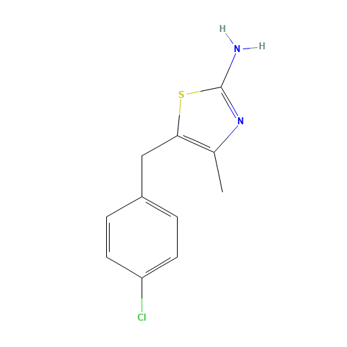 5-[(4-chlorophenyl)methyl]-4-methyl-1,3-thiazol-2-amine (CAS: 1149333-36-7) - Related Chemical Product