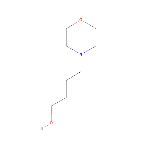 4-morpholin-4-ylbutan-1-ol (CAS: 5835-79-0) - Chemical Structure and Molecular Formula 