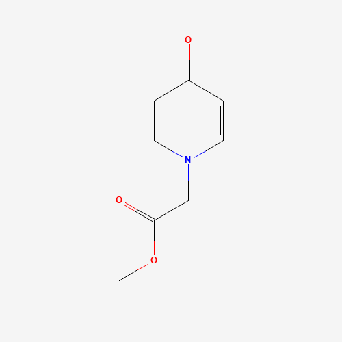 methyl 2-(4-oxopyridin-1-yl)acetate (CAS: 128670-56-4) - Chemical Structure and Molecular Formula 
