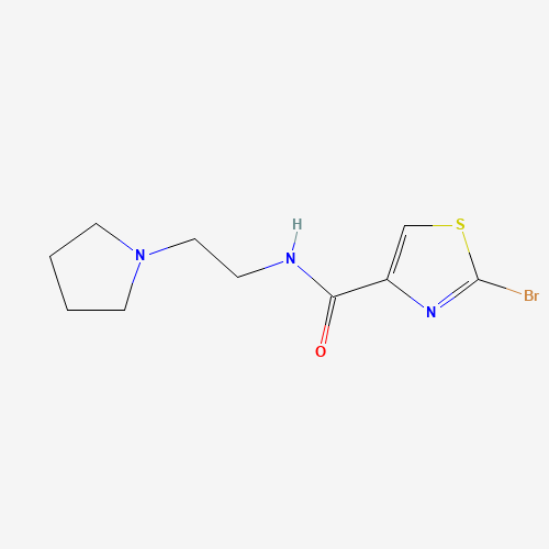 2-bromo-N-(2-pyrrolidin-1-ylethyl)-1,3-thiazole-4-carboxamide (CAS: 867333-36-6) - Related Chemical Product