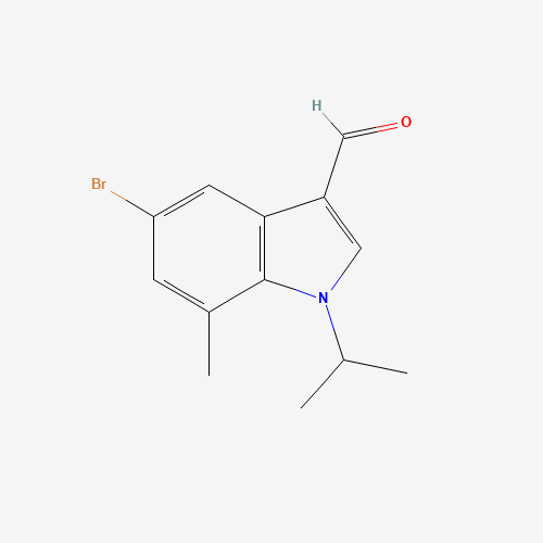 5-bromo-7-methyl-1-propan-2-ylindole-3-carbaldehyde (CAS: 1350762-50-3) - Related Chemical Product