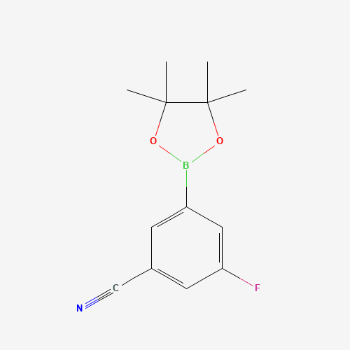 3-fluoro-5-(4,4,5,5-tetramethyl-1,3,2-dioxaborolan-2-yl)benzonitrile (CAS: 935685-88-4) - Related Chemical Product