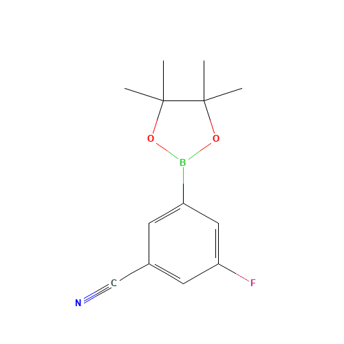 3-fluoro-5-(4,4,5,5-tetramethyl-1,3,2-dioxaborolan-2-yl)benzonitrile (CAS: 935685-88-4) - Related Chemical Product