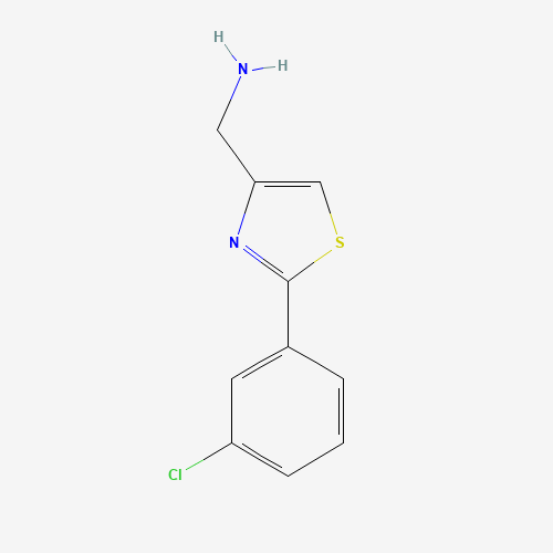 [2-(3-chlorophenyl)-1,3-thiazol-4-yl]methanamine (CAS: 775579-08-3) - Related Chemical Product
