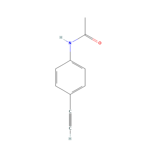 N-(4-ethynylphenyl)acetamide (CAS: 35447-83-7) - Chemical Structure and Molecular Formula 
