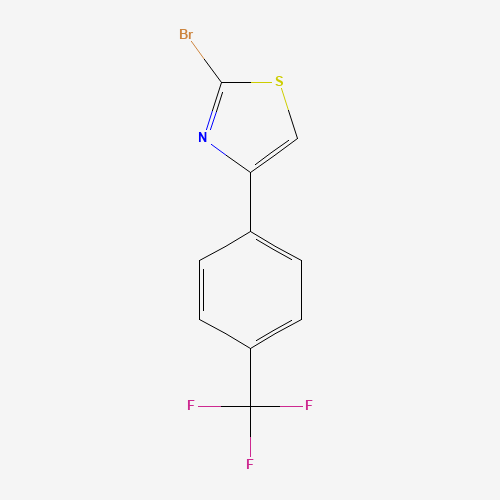 2-bromo-4-[4-(trifluoromethyl)phenyl]-1,3-thiazole (CAS: 886367-52-8) - Related Chemical Product
