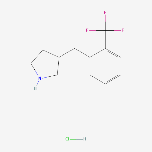 3-[[2-(trifluoromethyl)phenyl]methyl]pyrrolidine;hydrochloride (CAS: 1203681-50-8) - Related Chemical Product