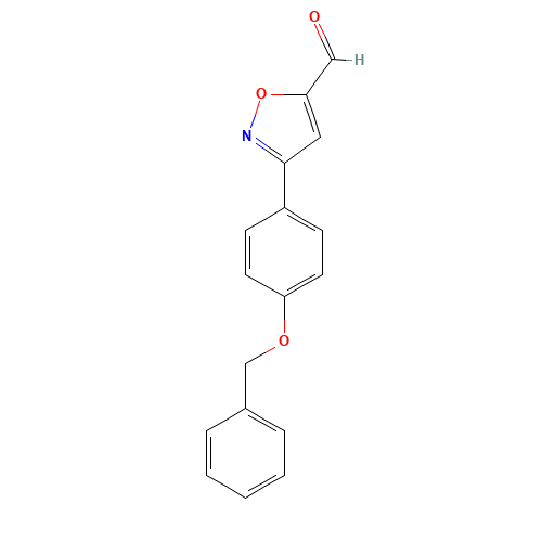 3-(4-phenylmethoxyphenyl)-1,2-oxazole-5-carbaldehyde (CAS: 337355-81-4) - Related Chemical Product