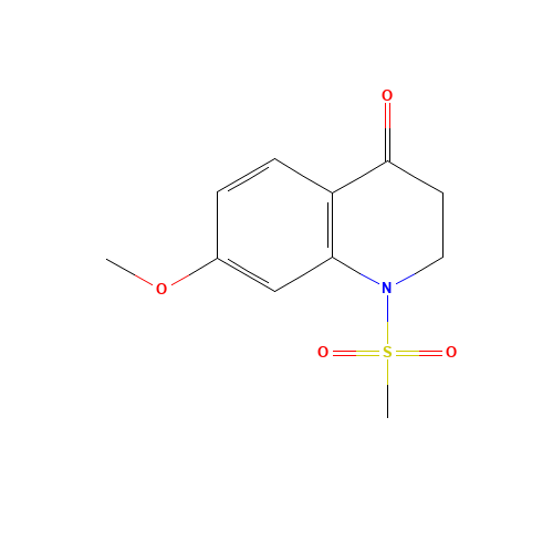 7-methoxy-1-methylsulfonyl-2,3-dihydroquinolin-4-one (CAS: 1082922-32-4) - Related Chemical Product