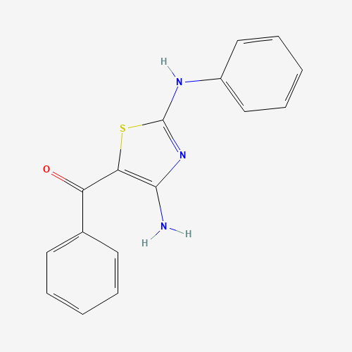 (4-amino-2-anilino-1,3-thiazol-5-yl)-phenylmethanone (CAS: 13807-10-8) - Related Chemical Product
