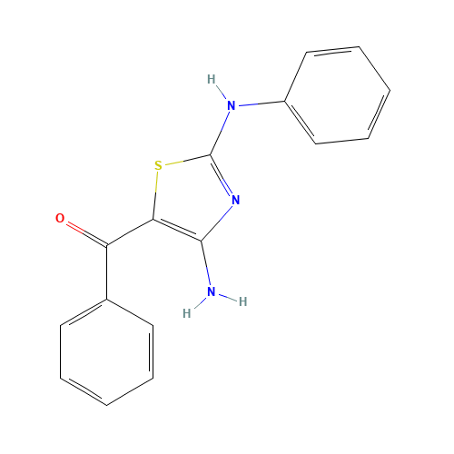 (4-amino-2-anilino-1,3-thiazol-5-yl)-phenylmethanone (CAS: 13807-10-8) - Related Chemical Product