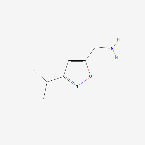 (3-propan-2-yl-1,2-oxazol-5-yl)methanamine (CAS: 543713-30-0) - Related Chemical Product