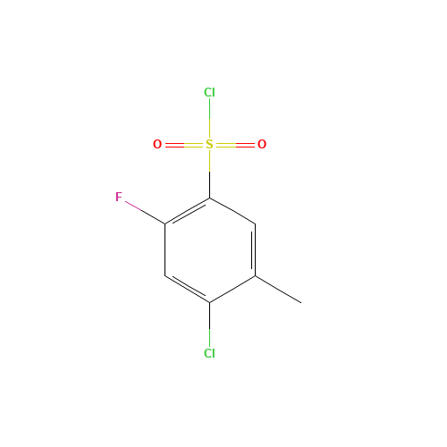 4-chloro-2-fluoro-5-methylbenzenesulfonyl chloride (CAS: 868755-70-8) - Related Chemical Product