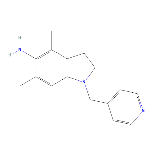 4,6-dimethyl-1-(pyridin-4-ylmethyl)-2,3-dihydroindol-5-amine (CAS: 1114453-56-3) - Related Chemical Product