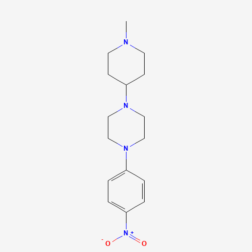 1-(1-methylpiperidin-4-yl)-4-(4-nitrophenyl)piperazine (CAS: 416867-97-5) - Related Chemical Product