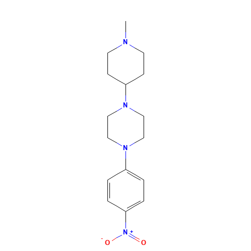 1-(1-methylpiperidin-4-yl)-4-(4-nitrophenyl)piperazine (CAS: 416867-97-5) - Related Chemical Product