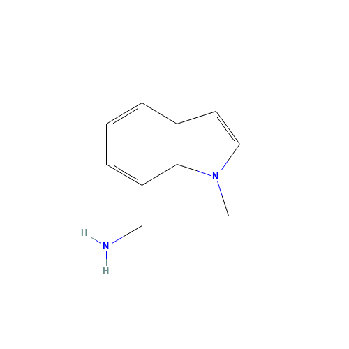 (1-methylindol-7-yl)methanamine (CAS: 937795-97-6) - Chemical Structure and Molecular Formula 