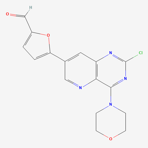 5-(2-chloro-4-morpholin-4-ylpyrido[3,2-d]pyrimidin-7-yl)furan-2-carbaldehyde (CAS: 1374208-61-3) - Related Chemical Product