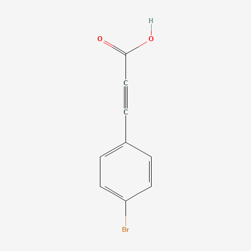 3-(4-bromophenyl)prop-2-ynoic acid (CAS: 25294-65-9) - Chemical Structure and Molecular Formula 