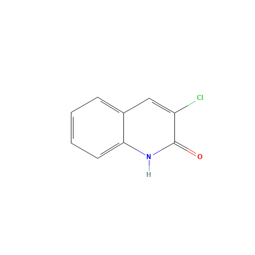 3-chloro-1H-quinolin-2-one (CAS: 939-17-3) - Chemical Structure and Molecular Formula 