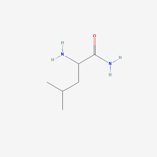 2-amino-4-methylpentanamide (CAS: 13079-20-4) - Chemical Structure and Molecular Formula 