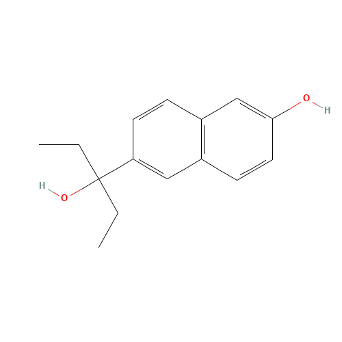 6-(3-hydroxypentan-3-yl)naphthalen-2-ol (CAS: 895520-80-6) - Related Chemical Product