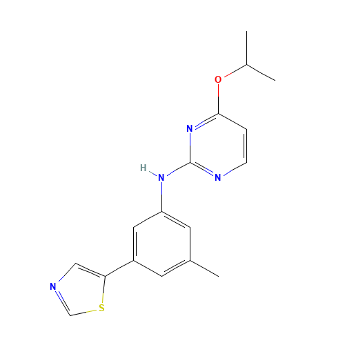 N-[3-methyl-5-(1,3-thiazol-5-yl)phenyl]-4-propan-2-yloxypyrimidin-2-amine (CAS: 1334708-63-2) - Related Chemical Product