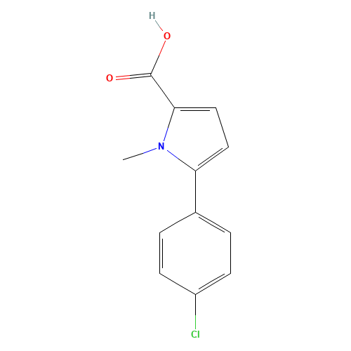 5-(4-chlorophenyl)-1-methylpyrrole-2-carboxylic acid (CAS: 1017414-83-3) - Related Chemical Product