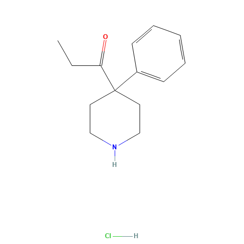 1-(4-phenylpiperidin-4-yl)propan-1-one;hydrochloride (CAS: 15847-64-0) - Related Chemical Product