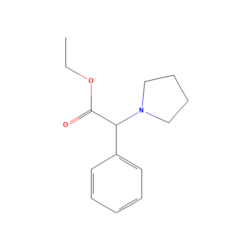 ethyl 2-phenyl-2-pyrrolidin-1-ylacetate (CAS: 22083-21-2) - Related Chemical Product
