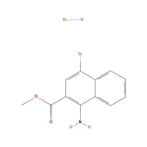 methyl 1-amino-4-bromonaphthalene-2-carboxylate;hydrobromide (CAS: 1268515-63-4) - Related Chemical Product