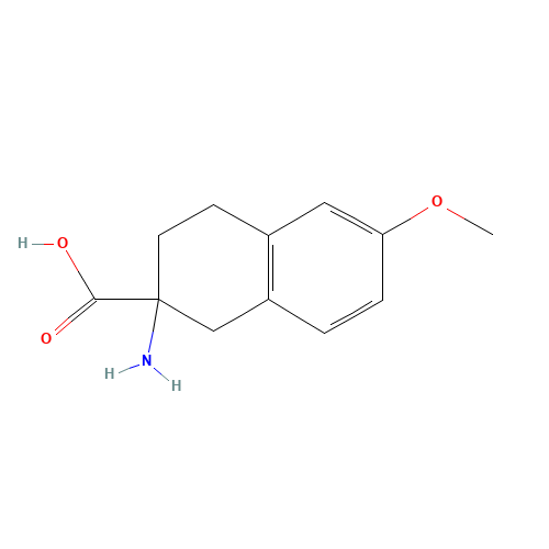2-amino-6-methoxy-3,4-dihydro-1H-naphthalene-2-carboxylic acid (CAS: 35581-10-3) - Related Chemical Product