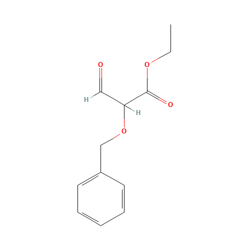 ethyl 3-oxo-2-phenylmethoxypropanoate (CAS: 100117-99-5) - Chemical Structure and Molecular Formula 