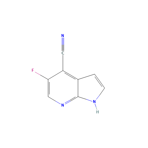 5-fluoro-1H-pyrrolo[2,3-b]pyridine-4-carbonitrile (CAS: 1015610-15-7) - Related Chemical Product