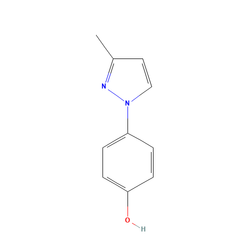 4-(3-methylpyrazol-1-yl)phenol (CAS: 83430-96-0) - Related Chemical Product