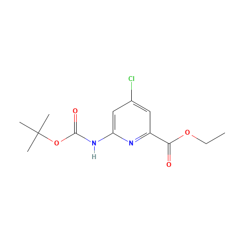 ethyl 4-chloro-6-[(2-methylpropan-2-yl)oxycarbonylamino]pyridine-2-carboxylate (CAS: 1114966-47-0) - Related Chemical Product