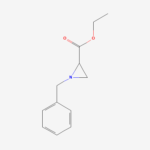 ethyl 1-benzylaziridine-2-carboxylate (CAS: 34943-06-1) - Chemical Structure and Molecular Formula 