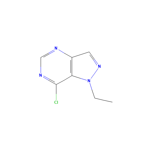 7-chloro-1-ethylpyrazolo[4,3-d]pyrimidine (CAS: 923282-50-2) - Related Chemical Product