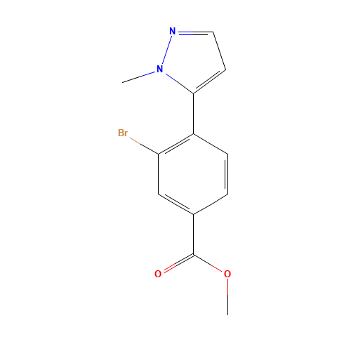 methyl 3-bromo-4-(2-methylpyrazol-3-yl)benzoate (CAS: 1067613-63-1) - Related Chemical Product