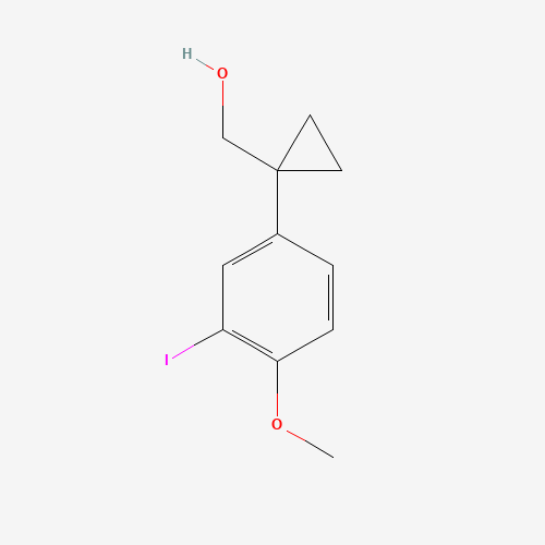 [1-(3-iodo-4-methoxyphenyl)cyclopropyl]methanol (CAS: 944280-15-3) - Related Chemical Product